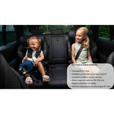 Scaun auto, Lionelo, Levi i-Size, Universal, Instalare FWF, Cu tetiera reglabila in 10 pozitii, Cu spatar detasabil, 76-150 cm, Conform cu R129, Negru