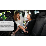 Scaun auto, Lionelo, Levi i-Size, Universal, Instalare FWF, Cu tetiera reglabila in 10 pozitii, Cu spatar detasabil, 76-150 cm, Conform cu R129, Negru