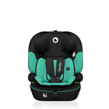 Scaun auto, Lionelo, Levi i-Size, Universal, Instalare FWF, Cu tetiera reglabila in 10 pozitii, Cu spatar detasabil, 76-150 cm, Conform cu R129, Verde