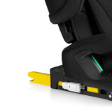 Scaun auto pliabil, Lionelo, Nelly, i-Size, 76- 150 cm, Tetiera reglabila in 15 pozitii, Spatar reglabil in 4 pozitii, Sisteme de fixare Isofix si Top Tether, Sezut lat si confortabil, Conform cu ECE R129, Negru