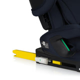 Scaun auto pliabil, Lionelo, Nelly, i-Size, 76- 150 cm, Tetiera reglabila in 15 pozitii, Spatar reglabil in 4 pozitii, Sisteme de fixare Isofix si Top Tether, Sezut lat si confortabil, Conform cu ECE R129, Albastru