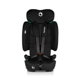 Scaun auto pliabil, Lionelo, Nelly, i-Size, 76- 150 cm, Tetiera reglabila in 15 pozitii, Spatar reglabil in 4 pozitii, Sisteme de fixare Isofix si Top Tether, Sezut lat si confortabil, Conform cu ECE R129, Negru