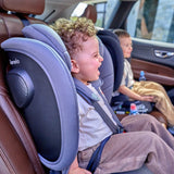 Scaun auto pliabil, Lionelo, Nelly, i-Size, 76- 150 cm, Tetiera reglabila in 15 pozitii, Spatar reglabil in 4 pozitii, Sisteme de fixare Isofix si Top Tether, Sezut lat si confortabil, Conform cu ECE R129, Gri