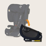 Scaun auto pliabil, Lionelo, Nelly, i-Size, 76- 150 cm, Tetiera reglabila in 15 pozitii, Spatar reglabil in 4 pozitii, Sisteme de fixare Isofix si Top Tether, Sezut lat si confortabil, Conform cu ECE R129, Albastru