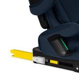 Scaun auto pliabil, Lionelo, Orin, i-Size, 100-150 cm, Tetiera reglabila in 14 pozitii, Spatar in 4 pozitii, Isofix+Top Tether, Sezut ergonomic, Husa transport, Suport sticla, Albastru