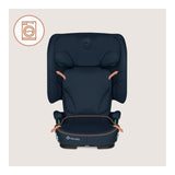 Scaun auto pliabil, Lionelo, Orin, i-Size, 100-150 cm, Tetiera reglabila in 14 pozitii, Spatar in 4 pozitii, Isofix+Top Tether, Sezut ergonomic, Husa transport, Suport sticla, Albastru