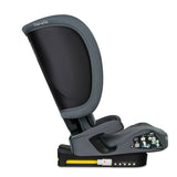 Scaun auto pliabil, Lionelo, Orin, i-Size, 100-150 cm, Tetiera reglabila in 14 pozitii, Spatar in 4 pozitii, Isofix+Top Tether, Sezut ergonomic, Husa transport, Suport sticla, Gri Grafit