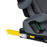 Scaun auto pliabil, Lionelo, Orin, i-Size, 100-150 cm, Tetiera reglabila in 14 pozitii, Spatar in 4 pozitii, Isofix+Top Tether, Sezut ergonomic, Husa transport, Suport sticla, Gri Grafit