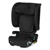 Scaun auto pliabil, Lionelo, Orin, i-Size, 100-150 cm, Tetiera reglabila in 14 pozitii, Spatar in 4 pozitii, Isofix+Top Tether, Sezut ergonomic, Husa transport, Suport sticla, Negru Carbon
