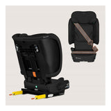 Scaun auto pliabil, Lionelo, Orin, i-Size, 100-150 cm, Tetiera reglabila in 14 pozitii, Spatar in 4 pozitii, Isofix+Top Tether, Sezut ergonomic, Husa transport, Suport sticla, Negru Carbon