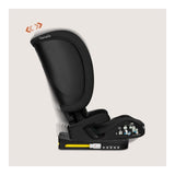 Scaun auto pliabil, Lionelo, Orin, i-Size, 100-150 cm, Tetiera reglabila in 14 pozitii, Spatar in 4 pozitii, Isofix+Top Tether, Sezut ergonomic, Husa transport, Suport sticla, Negru Carbon