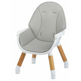 Scaun de masa, FreeON, Eos, 3 in 1, Multifunctional, Cu tavita reglabila si detasabila, Conform cu standardul european de securitate EN 14988:2017+A1:2020, Grey