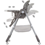 Scaun de masa Chipolino First Spoon ash grey