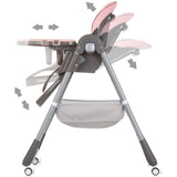 Scaun de masa Chipolino First Spoon flamingo