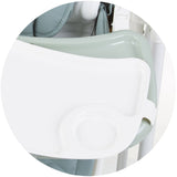 Scaun de masa Chipolino Milk Shake 2 in 1 pastel green