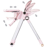 Scaun de masa Chipolino Super Chef 2 in 1 pink marshmallow