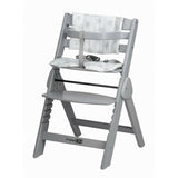 Scaun de masa, FreeON, Finny Fold, 6 luni - 15 Kg, Reglabil pe inaltime, Pernuta, Pliabil, Gray