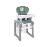 Scaun de masa, Jane, Activa Evo 2 in 1, Transformabil in birou cu scaun, Conform cu standardele europene de siguranta EN 14988:2017 + A1:2020, Botanic