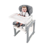 Scaun de masa, Jane, Activa Evo 2 in 1, Transformabil in birou cu scaun, Conform cu standardele europene de siguranta EN 14988:2017 + A1:2020, Botanic