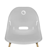 Scaun de masa, Lionelo, Dalia, 2 in 1, Transformabil, Cu 2 suporturi pentru picioare, Cu tavita detasabila, Sustine 60 kg, 6 luni+, Conform cu EN14988, Gri