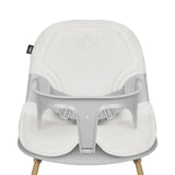 Scaun de masa, Lionelo, Dalia, 2 in 1, Transformabil, Cu 2 suporturi pentru picioare, Cu tavita detasabila, Sustine 60 kg, 6 luni+, Conform cu EN14988, Gri