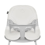 Scaun de masa, Lionelo, Dalia, 2 in 1, Transformabil, Cu 2 suporturi pentru picioare, Cu tavita detasabila, Sustine 60 kg, 6 luni+, Conform cu EN14988, Gri Stone