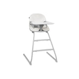 Scaun de masa, Lionelo, Dalia, 2 in 1, Transformabil, Cu 2 suporturi pentru picioare, Cu tavita detasabila, Sustine 60 kg, 6 luni+, Conform cu EN14988, Gri Stone