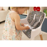 Scaun de masa, Lionelo, Koen, Din fag, 2 in 1, Transformabil, Sustine 30 kg, 6 luni+, Conform cu standardul european de securitate EN14988, Bej