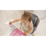 Scaun de masa, Lionelo, Koen, Din fag, 2 in 1, Transformabil, Sustine 30 kg, 6 luni+, Conform cu standardul european de securitate EN14988, Bej