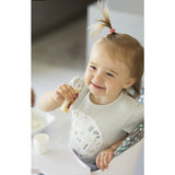 Scaun de masa, Lionelo, Koen, Din fag, 2 in 1, Transformabil, Sustine 30 kg, 6 luni+, Conform cu standardul european de securitate EN14988, Bej