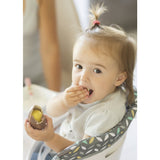 Scaun de masa, Lionelo, Koen, Din fag, 2 in 1, Transformabil, Sustine 30 kg, 6 luni+, Conform cu standardul european de securitate EN14988, Bej