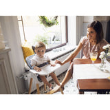 Scaun de masa, Lionelo, Koen, Din fag, 2 in 1, Transformabil, Sustine 30 kg, 6 luni+, Conform cu standardul european de securitate EN14988, Bej