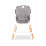 Scaun de masa, Lionelo, Mona, 4 in 1, Transformabil, Reglabil in inaltime in 3 pozitii, Conform cu standardele europene de securitate EN14988, EN16120, Stone, Resigilat