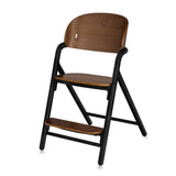 Scaun de masa multifunctional Celia, Lionelo, Din lemn de fag, 6 luni- adult, Reglabil pe inaltime, Husa impermeabila, Tavita silicon, Suport de picioare reglabil, Greutate maxima 90 Kg, Negru