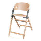 Scaun de masa multifunctional Megan, Lionelo, Din lemn de fag, 6 luni- adult, Reglabil pe inaltime, Husa impermeabila, Tavita silicon, Suport de picioare reglabil, Greutate maxima 110 Kg, Gri