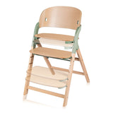 Scaun de masa multifunctional Megan, Lionelo, Din lemn de fag, 6 luni- adult, Reglabil pe inaltime, Husa impermeabila, Tavita silicon, Suport de picioare reglabil, Greutate maxima 110 Kg, Verde