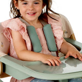 Scaun de masa multifunctional Noah, Jane, De la 6 luni la adult, Din lemn fag, Husa lavabila, Greutate maxima 100 Kg, Pale