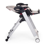 Scaun de masa, Petite&Mars, Tasty, Multifunctional, Pana la 15 kg, Reglabil pe inaltime in 7 pozitii, Spatar reglabil pana la 175 grade, Suport picioare si tavita reglabile, Cu roti, Aluminiu, Jasmine Honey