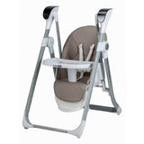 Scaun de masa si balansoar, FreeON, Oli Deluxe, 2 in 1, Transformabil, Multifunctional, Cu melodii de leagan, 0 luni+, Beige