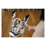 Scaun de masa si balansoar, FreeON, Oli Deluxe, 2 in 1, Transformabil, Multifunctional, Cu melodii de leagan, 0 luni+, Pistachio