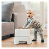 Scaunel Inaltator, FreeON, Pentru WC, In Doua Trepte, Suprafata antiderapanta, White & Grey