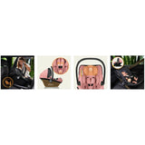 Scoica auto, Lionelo, i-Size Astrid, 0-13 Kg, 40-87 cm, Cu maner si capotina reglabile, Cu protectie laterala avansata, Salteluta confortabila, Testat ADAC, Conform cu standardul european de securitate R129, Roz