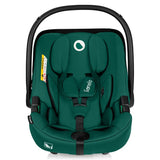 Scoica auto, Lionelo, i-Size Astrid, 0-13 Kg, 40-87 cm, Cu maner si capotina reglabile, Cu protectie laterala avansata, Salteluta confortabila, Testat ADAC, Conform cu standardul european de securitate R129, Verde