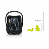 Scoica auto, Lionelo, i-Size Astrid, Include baza Isofix, 0-13 Kg, 40-87 cm, Cu maner si capotina reglabile, Cu protectie laterala avansata, Salteluta confortabila, Testat ADAC, Conform cu R129, Negru/Gri