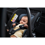 Scoica auto, Lionelo, i-Size Astrid, Include baza Isofix, 0-13 Kg, 40-87 cm, Cu maner si capotina reglabile, Cu protectie laterala avansata, Salteluta confortabila, Testat ADAC, Conform cu R129, Negru/Gri