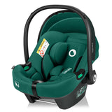 Scoica auto, Lionelo, i-Size Astrid, Include baza Isofix, 0-13 Kg, 40-87 cm, Cu maner si capotina reglabile, Cu protectie laterala avansata, Salteluta confortabila, Testat ADAC, Conform cu R129, Verde
