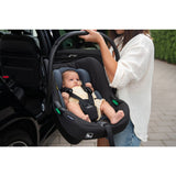 Scoica auto, Lionelo, i-Size Astrid, Include baza Isofix, 0-13 Kg, 40-87 cm, Cu maner si capotina reglabile, Cu protectie laterala avansata, Salteluta confortabila, Testat ADAC, Conform cu R129, Verde