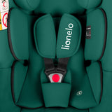 Scoica auto, Lionelo, i-Size Astrid, Include baza Isofix, 0-13 Kg, 40-87 cm, Cu maner si capotina reglabile, Cu protectie laterala avansata, Salteluta confortabila, Testat ADAC, Conform cu R129, Verde