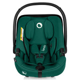 Scoica auto, Lionelo, i-Size Astrid, Include baza Isofix, 0-13 Kg, 40-87 cm, Cu maner si capotina reglabile, Cu protectie laterala avansata, Salteluta confortabila, Testat ADAC, Conform cu R129, Verde