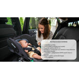 Scoica auto, Lionelo, i-Size Astrid, Include baza Isofix, 0-13 Kg, 40-87 cm, Cu maner si capotina reglabile, Cu protectie laterala avansata, Salteluta confortabila, Testat ADAC, Conform cu R129, Bej